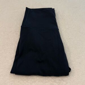 Navy Blue Lululemon Leggings Size 6 27.5” Inseam